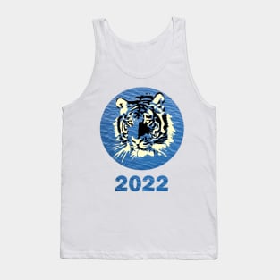Chinese New Year Tiger Of Water 2022 Tank Top